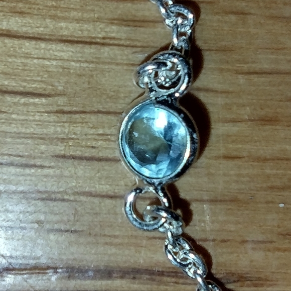 Sterling 4 gem bracelet - Picture 11 of 16
